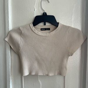 Shein Tie Waist Crop Top